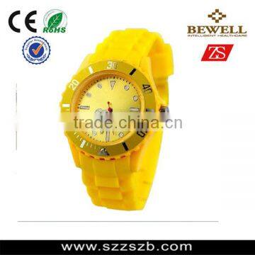 Hot sale silicon watch unisex,,japan movement ,delivery on time