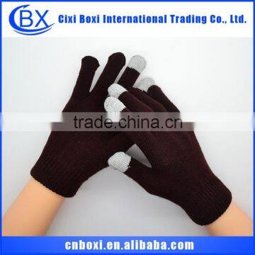 Comfortable China supplier custom acrylic glove,smart phone gloves