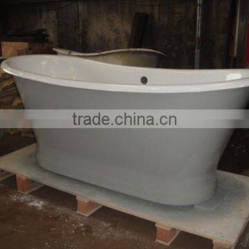 free standing cast iron soaking bath tub no drillings