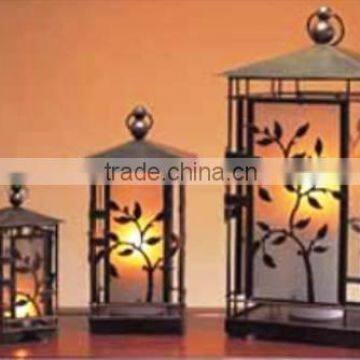 Antique candle lantern