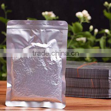 w/ Tear Notches 6x9cm (2.3x3.5") Flat Silver Aluminum Foil Open Top Bags