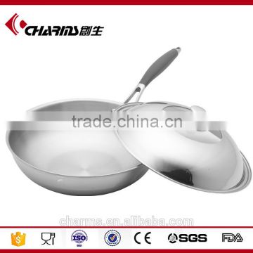 Charms Stainless Steel fry pan Non-Stick electric pan