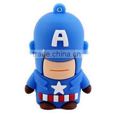 Fashion latest best gifts superhero usb flash drive for child