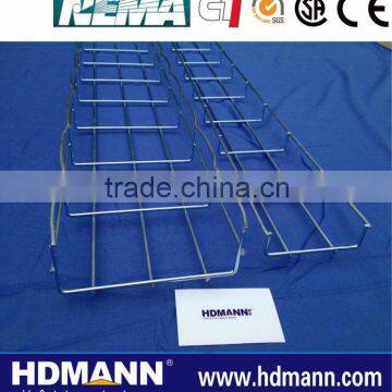 Powder coated galvanized wire basket cable tray