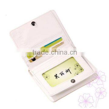 New Arrival Brand Lady Wallet/Colorful and Fashion Multifunction PU Leather Beige Evening Dress Printed Women Wallet photo-3