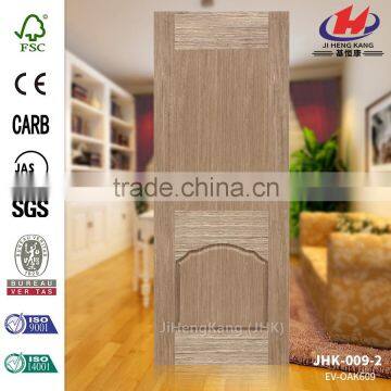 JHK-009-2 Different Straight Line Texture Australia Cheap Sale EV OAK Veneer Molded Door Skin