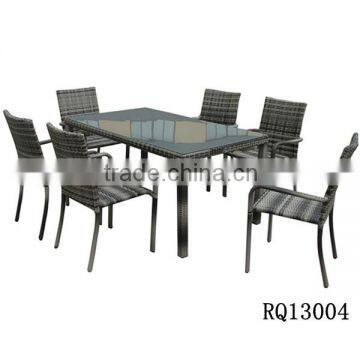 New Dining Table Sets PE Rattan Changed Color Rattan photo-2
