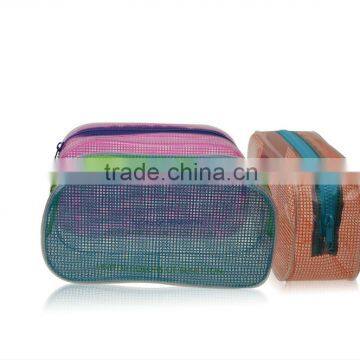 New Style Portable Lady's Colored Cosmetic Case With Ziplock photo-2