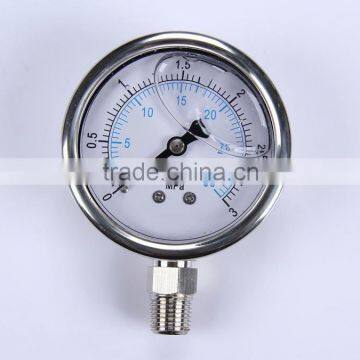 Durable Light Weight Easy To Read Clear 1.5" Lead-Free Liquid Filled Digital Oil Pressure Gauge