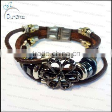 faux leather bracelet decorative rivets leather bracelets personalized leather bracelets