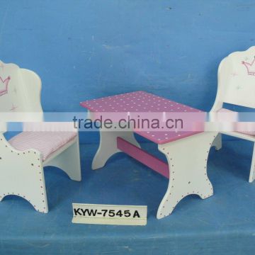 Baby Doll Furniture Table And Chairs Set