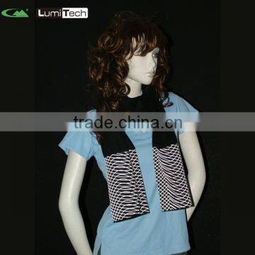 Floral Printing Light Weight Reflective sports wear reflective fabric