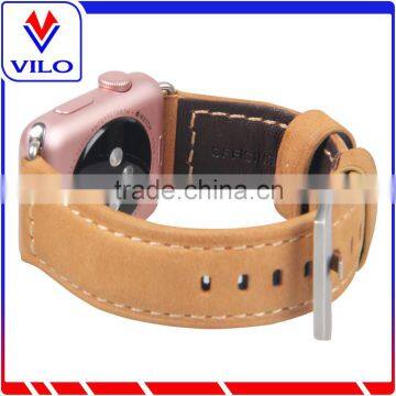 For Apple Watch Leather Loop Band,1:1 Original Magnetic Genuine Leather Loop Band for Apple Watch photo-4