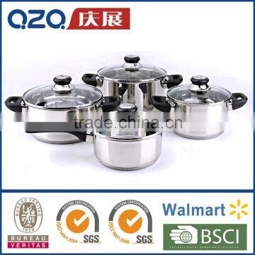 8pcs Cookware set Induction cookware Capsulate bottom