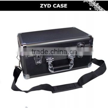 TOP Cheap Portable Aluminum Anti-dust Tool Case With Shoulder Strap ZYD-HZMsc001