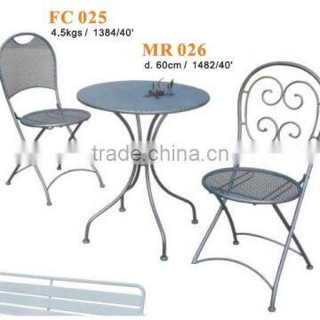 Metal furniture - garden set & bistro set