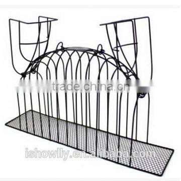 Black Iron Wire Dedicated Transport Bath Pets Cat Safe Gird Separation Cage