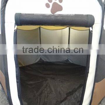 PAW Printing Pet Playpen Dog Cat Soft Crate Cage Tent Travel Puppy Portable Exercise photo-4