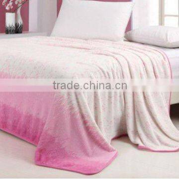 pink colorful light good quality coral fleece blanket