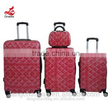 3pcs set hard shell luggage abs trolley suitcase factory price