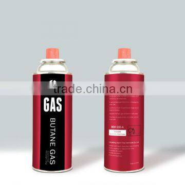 high quality own brand butane gas cartridge 220g