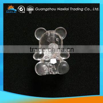 christmas decoration PMMA Material plastic craft bear