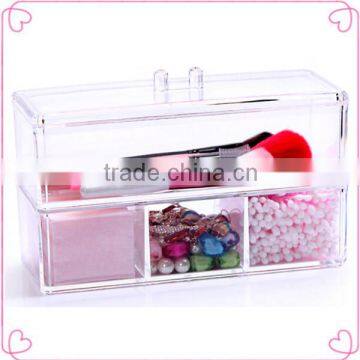 Hot sale cosmetic organizer acrylic,clear cosmetic organizer