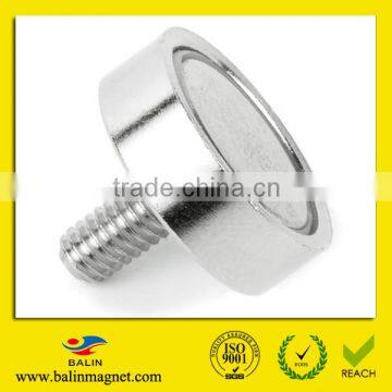 China manufacturer large super strong high grade sintered rare earth permanent neodymium holding magnet