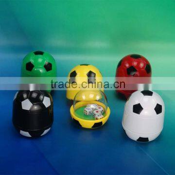 Bar Entainment Dice Cup Cute Disign /plastic Football Design Dice Cup With Lid photo-3