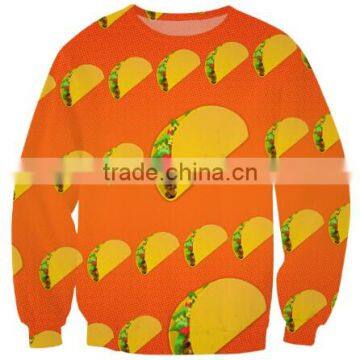 2016 fashion custom womens men printing 3D Sweatshirt