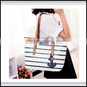 Taobao hot Navy Stripe casual fashion tide shoulder bag handbag wholesale laptop special offer