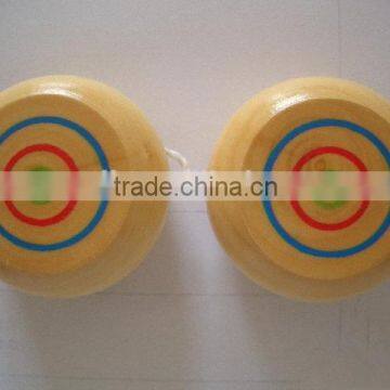 Customized Wooden yoyos with circles, Children wooden yoyo toys