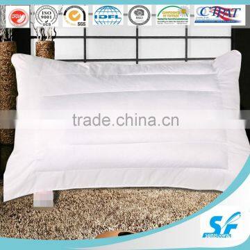 baffle style hollow fiber fill hotel pillow cotton sham