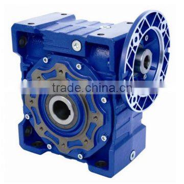 Aluminum Alloy Cast Iron Housing Double Stage NMRV/NMRW025-150 Worm Gear Speed Reducer,Gearbox Geared Motor B5 IEC Flange Input photo-2