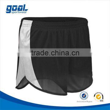 100%polyester dri fit lightweight custom running shorts