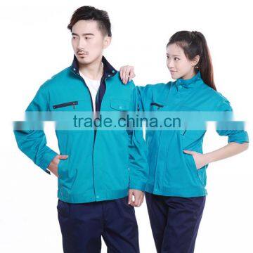 Custom made working clothes unisex industrial wearing workwear jacket with OEM log for wholesale top quality