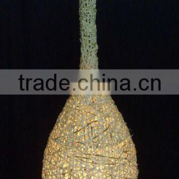 Modern Brown Rattan Floor Lamp/Lights of decoration with CE