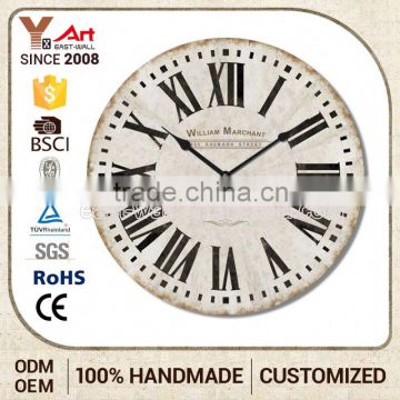 Wholesale Art Work Craft Mdf Wall Decorative Clock