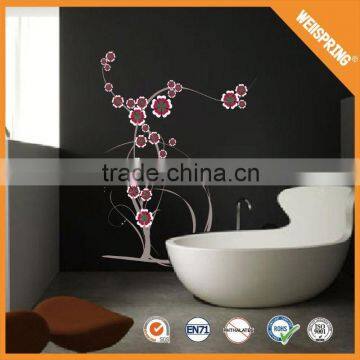 Popular fancy 3d bathroom wall tile stickers