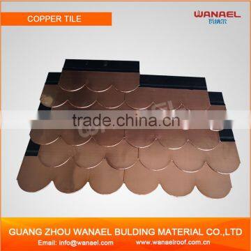 Wanael Material Roofing Copper Asphalt Shingles Fish Scale photo-3