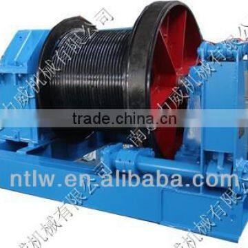 50KN low speed winch with braking device