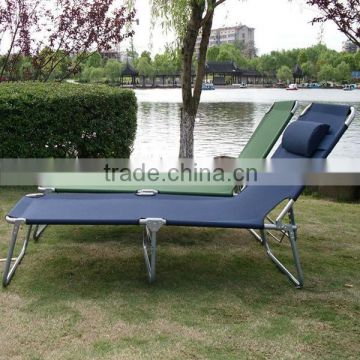 Leisure steel foldable bed