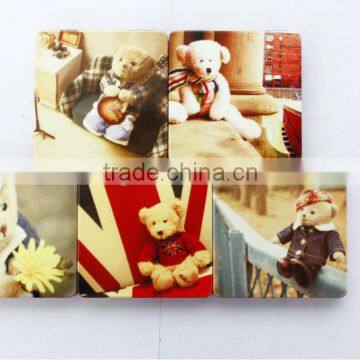 2015 hot sale bear hanging cosmetic beauty mirror with pu coated,MB263