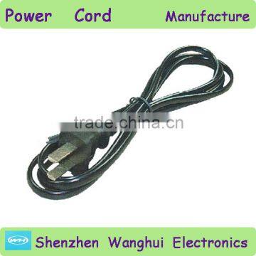 2pin flat plug power cord national standard