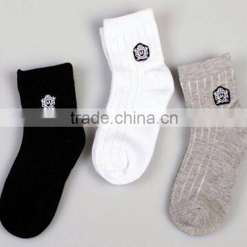custom boys tube socks design embroidery logo socks