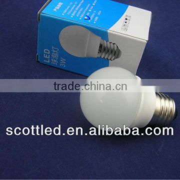 Warm White E27 3W Led Bulb Light;LED Bulb 3W,AC220 50Hz,3000K