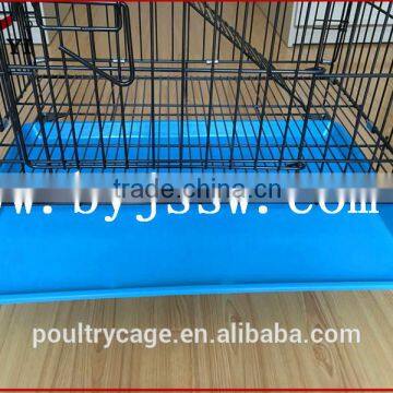 Large Welded Wire Mesh Luxury Cat Cage With Plastic Tray (Manufacturer)