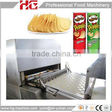 automatic potato chips production machinery