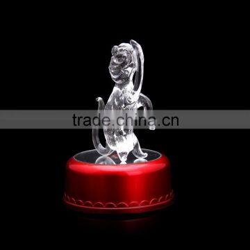 Twelve Chinese Zodiac Signs Clever Monkey Wholesale Crystal Craft Gfit Figurine Furniture photo-5