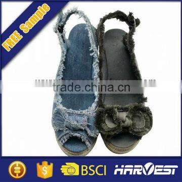 wholesale custom women fashion model sandal wedges